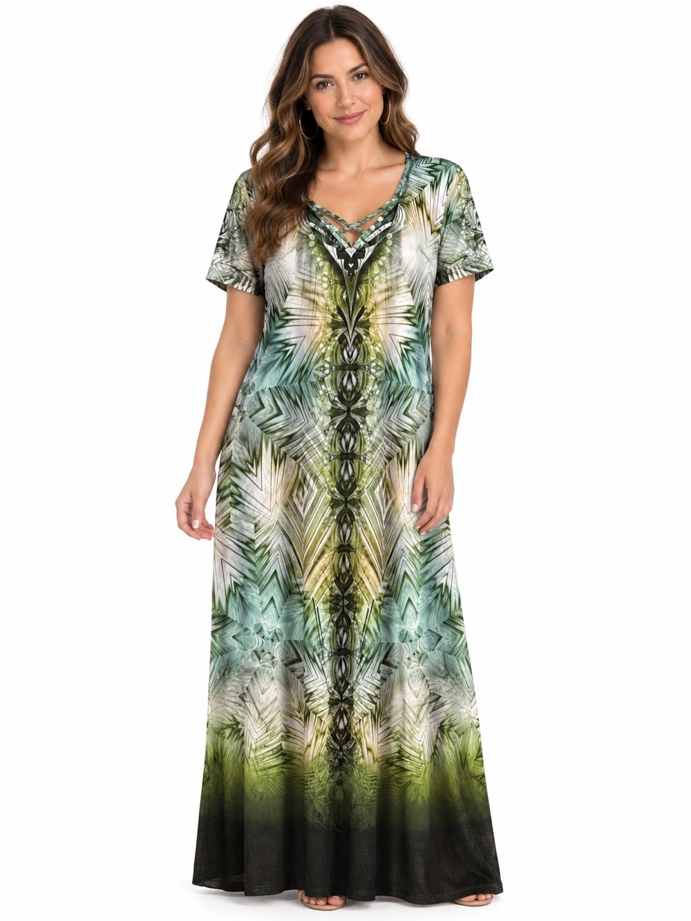Aztec Maxi Dress